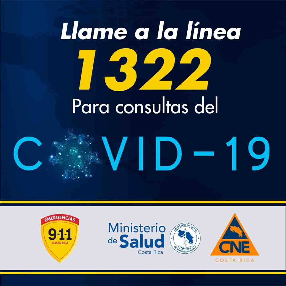 Se activa la Línea 1322 para atención de consultas sobre COVID-19