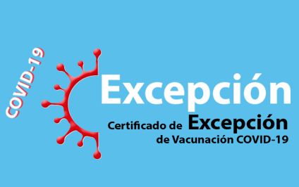 Certificado de Excepción de Vacunación COVID-19