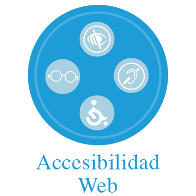 Botón de acceso al tema de accesibilidad web