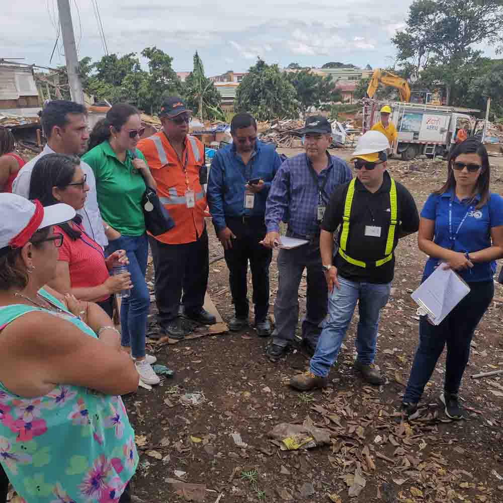 Desalojo de Triángulo de Solidaridad llegó hoy a su conclusión 