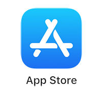 Botón de acceso a tienda de aplicaciones Apple