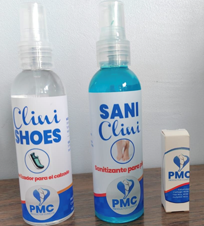 Alerta sanitaria Sobre la comercializacion y uso de productos sin registro sanitario Clini Fungi, Clini Shoes y Sani Clini 