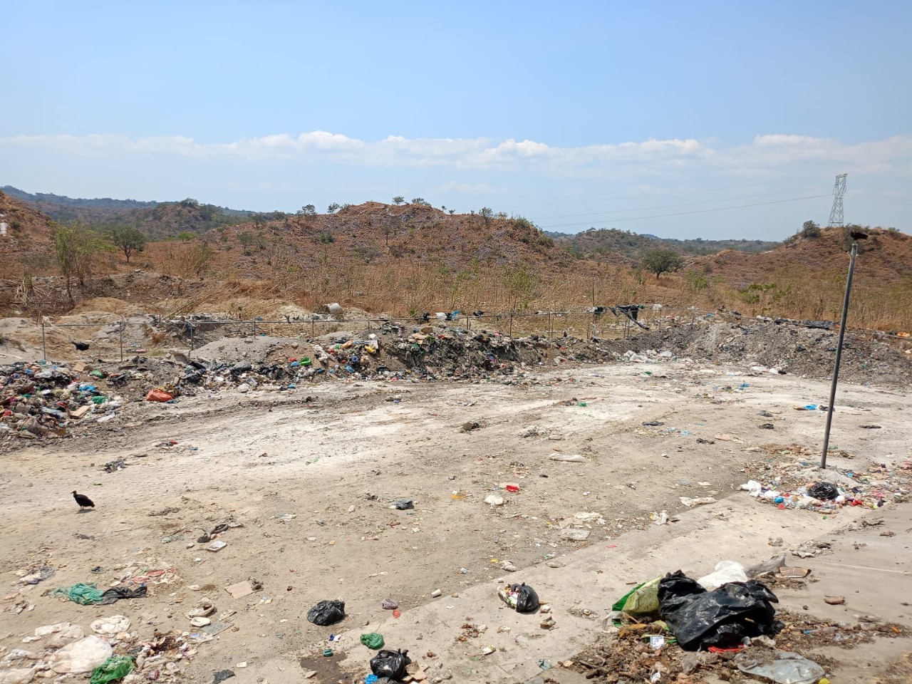 Botadero en Liberia inició labores de limpieza