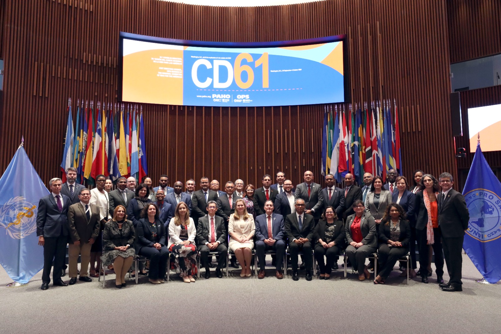 Ministra de Salud participa en 61° Consejo Directivo de la Organización Panamericana de la Salud
