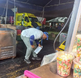 Salud confirma buenas condiciones físico-sanitarias en puestos de comida en campos feriales