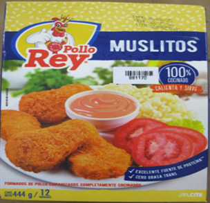 Advertencia Sanitaria Sobre Presencia de Listeria Monocytogenes en Muslitos de Pollo Cocidos, Marca Pollo Rey