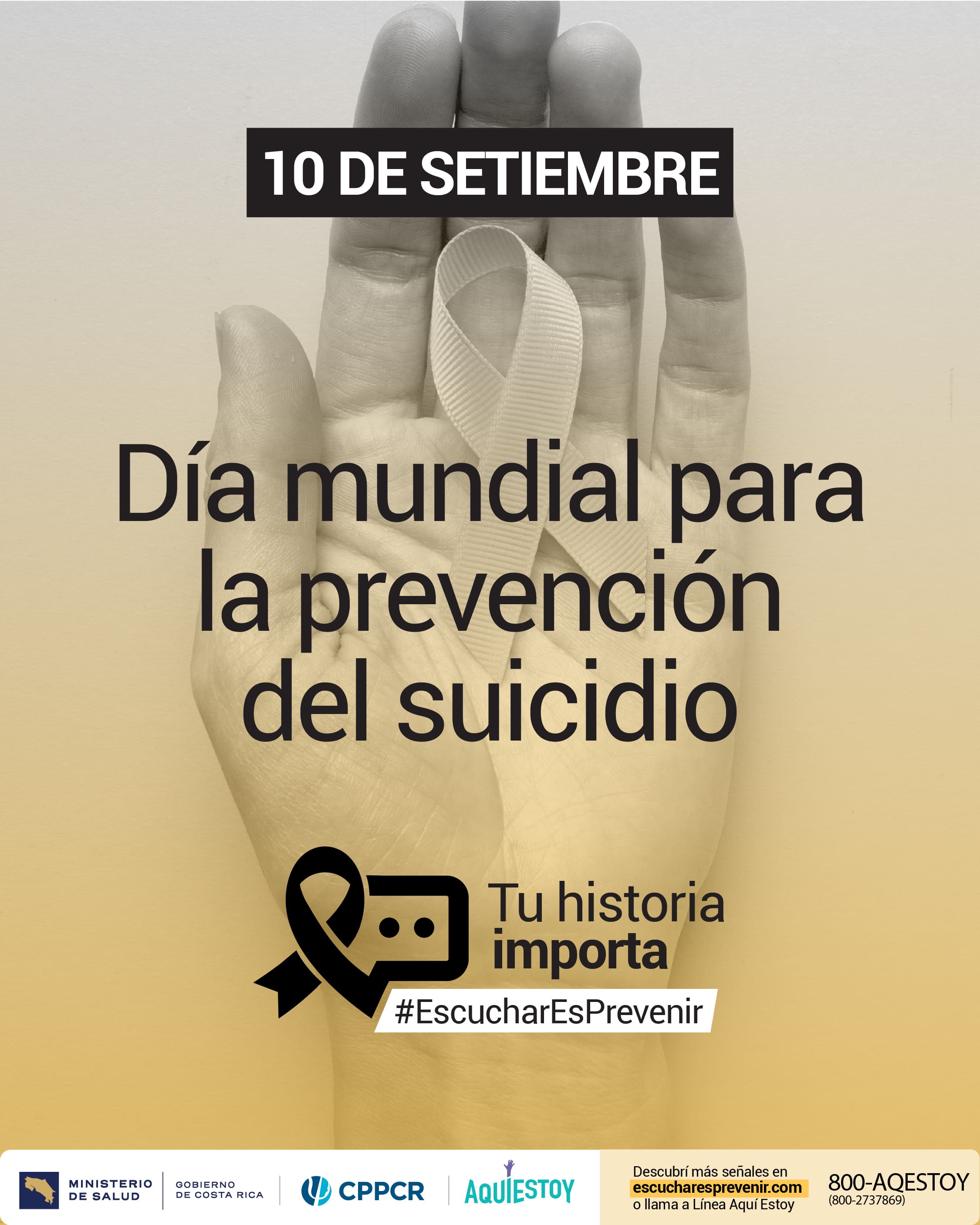 Día Mundial para la Prevención del Suicidio Salud se une al llamado a cambiar la narrativa y prevenir el suicidio